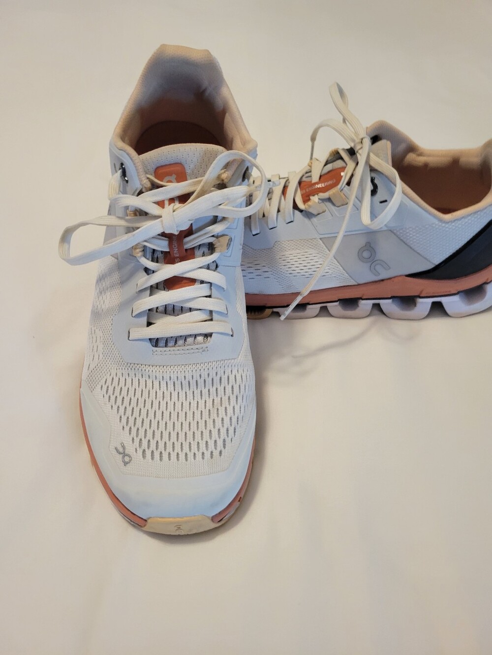 On Cloudace 2 Glacier White/Terracotta Size 10 Women's Running Shoes
